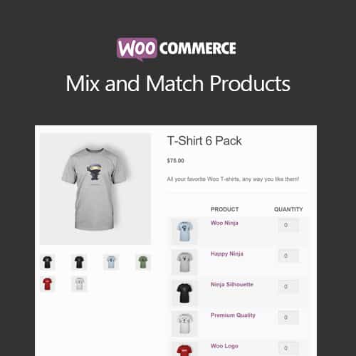 WooCommerce मिक्स एण्ड म्याच उत्पादनहरू