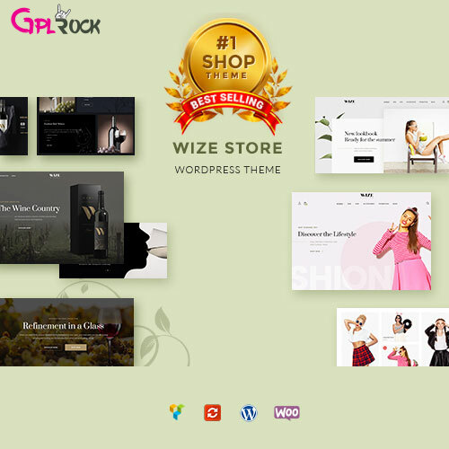 WooCommerce बहुउद्देश्यीय उत्तरदायी WordPress थीम - WizeStore