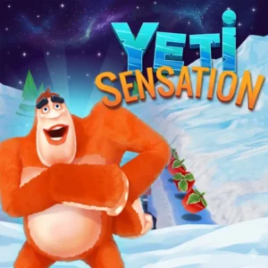 Yeti Sensation is a fun running adventure; control Yeti the gorilla, avoid traps and snow obstacles, and collect fruits and gifts to reach the farthest distance for free online.